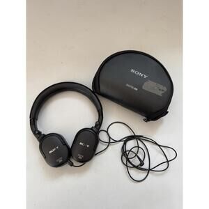 Sony MDR-NC200D ANC Active Noise-Cancelling Wired Headphones w/ Case EUC
